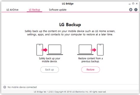 lg airdrive backup.